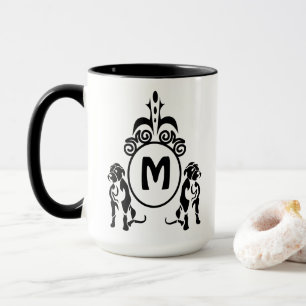Twee Guard Dog Monogram Mok