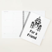 Twee Guard Dog Monogram Planner (Display)