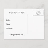 TWEE HAMSTERS: SAVE DATE: HUWELIJK AANKONDIGINGSKAART (Achterkant)