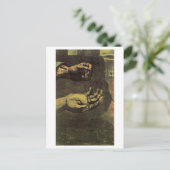 Twee handen (F66) Van Gogh Fine Art Briefkaart (Staand voorkant)
