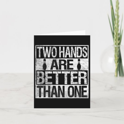 Twee handige Bowling - twee handen zijn beter dan Kaart (Voorkant)