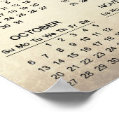 Twee Hanen 2024 Kalender Poster (Hoek)