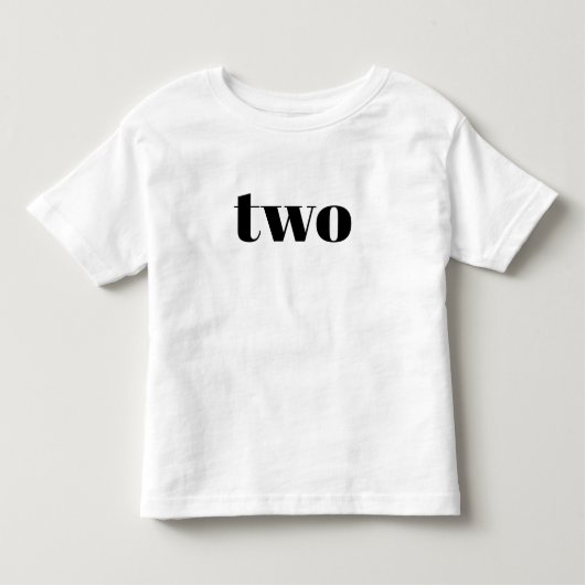 Twee - Happy Birthday Shirt voor peuters (Voorkant)