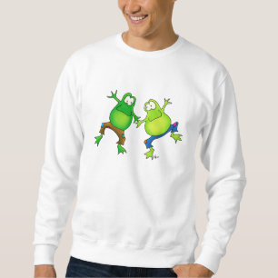 Twee Happy Jumping Frog Buddies Trui