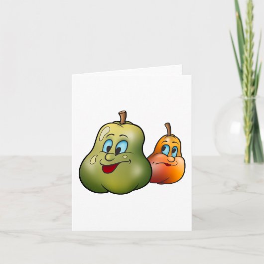 Twee Happy Pears Kaart