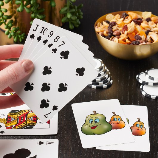 Twee Happy Pears Pokerkaarten