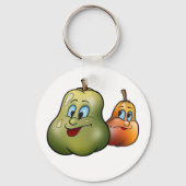 Twee Happy Pears Sleutelhanger (Voorkant)