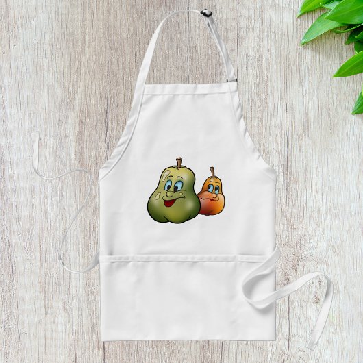 Twee Happy Pears Standaard Schort