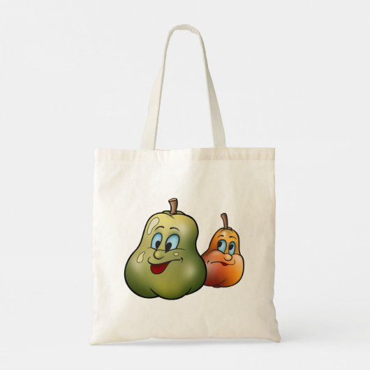 Twee Happy Pears Tote Bag (Achterkant)