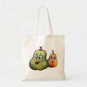 Twee Happy Pears Tote Bag (Voorkant)