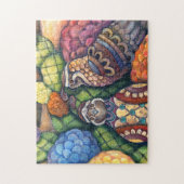 Twee Happy Quail Legpuzzel (Verticaal)