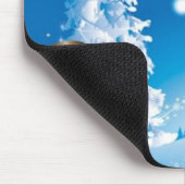 Twee Happy Snowmen Muismat (Hoek)