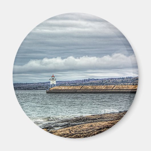Twee Harbors Breakwall Magneet (Voorkant)
