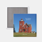 Twee Harbors Lighthouse magnet (Voorkant / Achterkant)