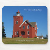 Twee Harbors Lighthouse mousepad Muismat (Voorkant)
