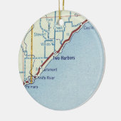 twee Harbors MN Keramisch Ornament (Links)