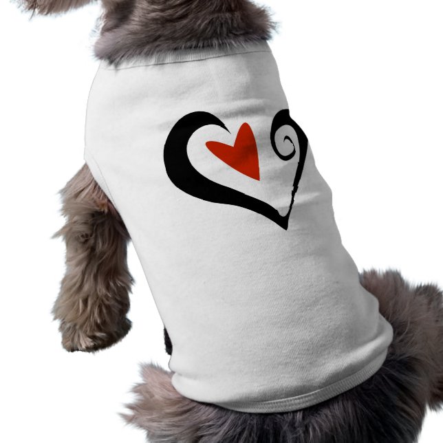 Twee hart die als één slaan shirt (Achterkant)