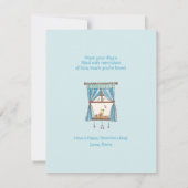 Twee Hart Vogels Valentijnskaart Kaart (Achterkant)