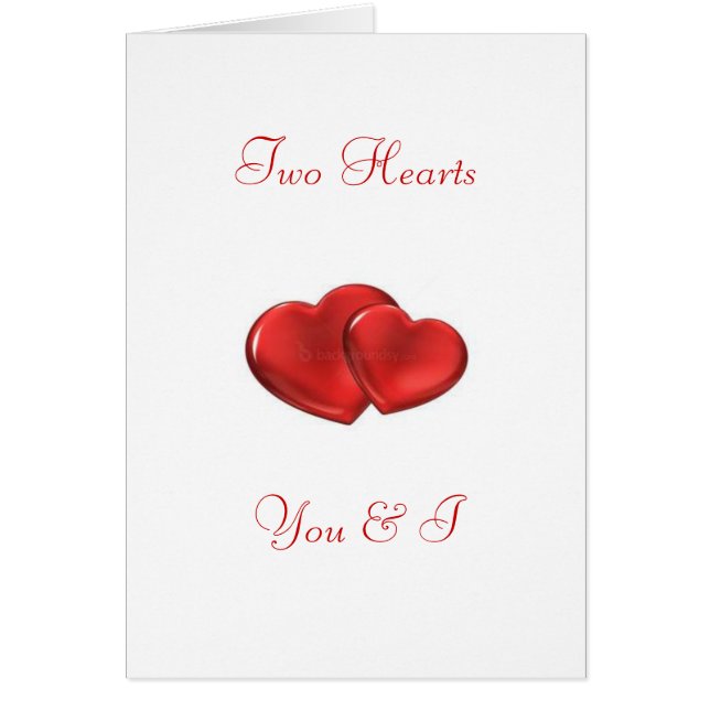 twee harten (Voorkant)