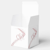 Twee harten als één doos van de huwelijksgunst bedankdoosjes (Geopend)