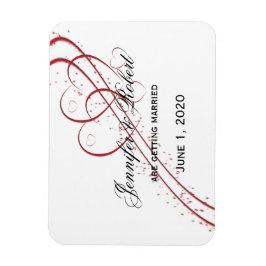 Twee harten als één opslaan van de datum magneet