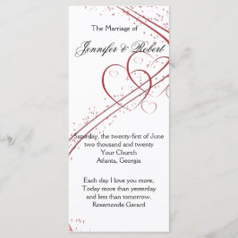 Twee harten als één programma programmakaart