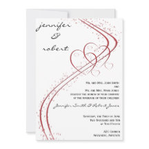 Twee harten als één uitnodiging