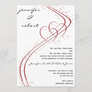 Twee harten als één uitnodiging