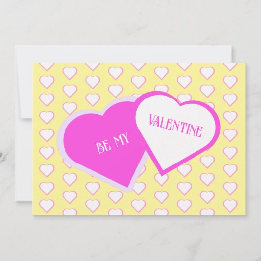 Twee harten als een Valentijnse vakantie Kaart (Voorkant)