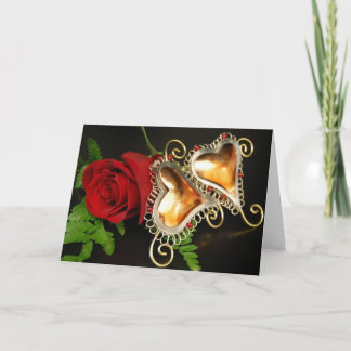 Twee Harten Bedankkaart