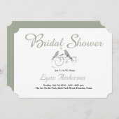 Twee harten - Bridal Shower Uitnodiging (Voorkant / Achterkant)