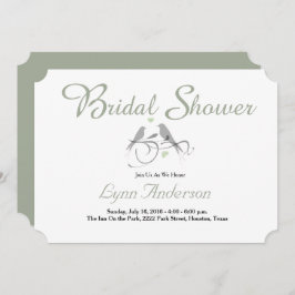 Twee harten - Bridal Shower Uitnodiging