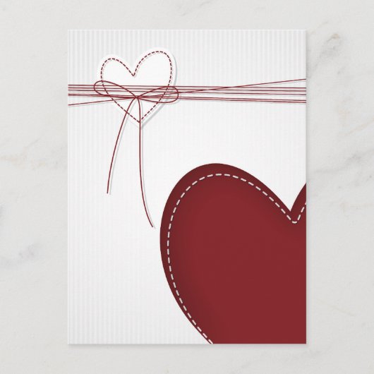 Twee Harten Briefkaart (Voorkant)