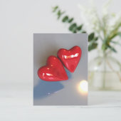 Twee harten Briefkaart (Staand voorkant)