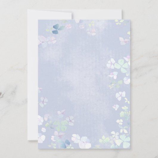 Twee harten bruiloft sparen de Uitnodigingen van d (Achterkant)