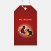 Twee harten cadeaulabel (Achterkant)