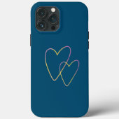 Twee harten Case-Mate iPhone case (Achterkant)