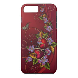 Twee harten 	iPhone 8/7 plus hoesje
