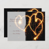 Twee harten die RSVP wedden (Voorkant / Achterkant)