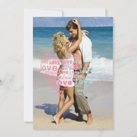 Twee harten die samen met elkaar worden geslagen/e kaart (Achterkant)