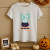 Twee Harten Een Ketel Spooky Zwangerschap Zwangers T-shirt