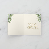 Twee harten, één liefde Afro-Amerikaans koppel Kaart (Binnen)