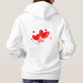 💕❤️ Twee harten, één liefde ❤️💕 Hoodie (Achterkant)
