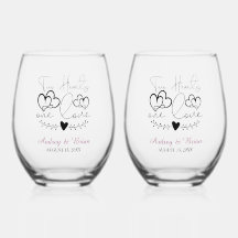 Twee harten één liefde huwelijksgeschenk