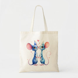 Twee harten, één liefde – Muizen trouwen. Tote Bag