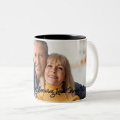 Twee harten een Mok Valentijns foto koffie Mok (Voorkant rechts)