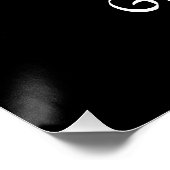 Twee harten één Poster liefdesweddenschappen (Hoek)