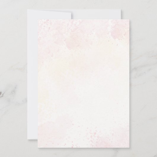 Twee harten een reis eenvoudige bruiloft uitnodigi kaart (Achterkant)