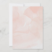 Twee harten één reis | Roze bruiloft uitnodiging (Achterkant)