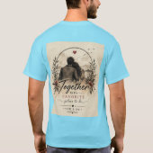Twee harten, één verhaal. t-shirt (Achterkant)